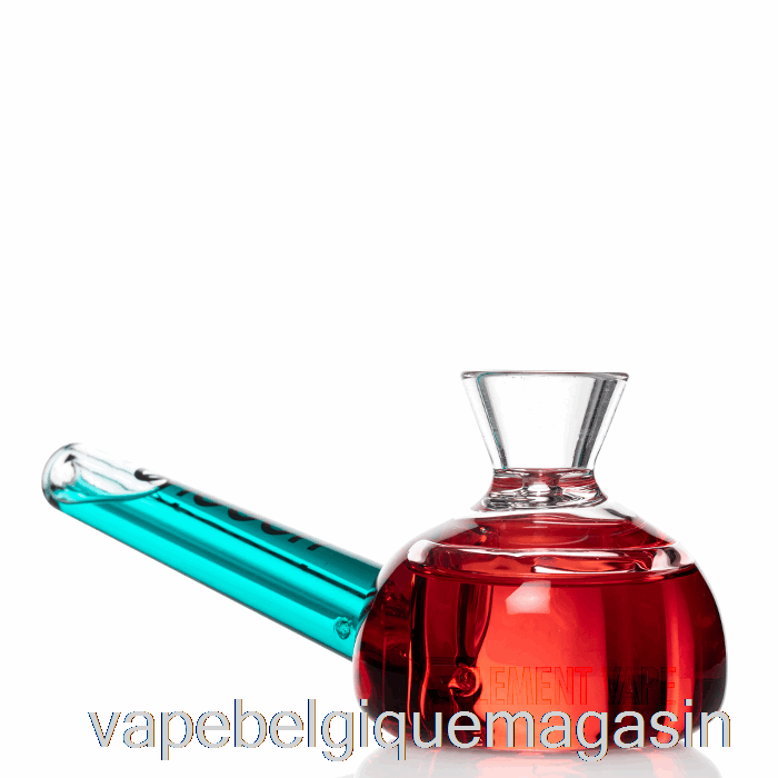 Vape Jetable Cheech Glass Double Chignon Congelable Pipe à Main Rouge/bleu